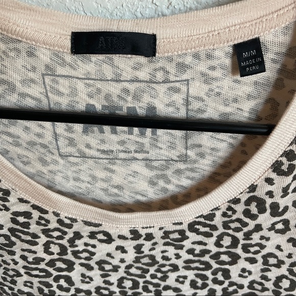 ATM Anthony Thomas Melillo Leopard T-Shirt Dress - Picture 4 of 8